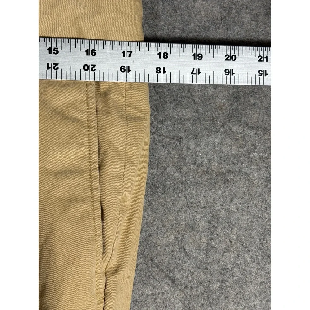 Banana Republic Emerson Chino Khaki Pants Mens 35x32 Tan Straight Leg‎ 859793-01